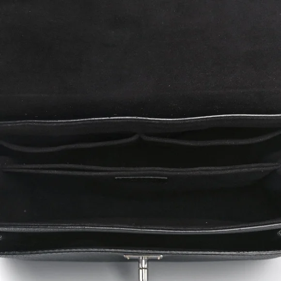 LOUIS VUITTON Soft Calfskin My Lockme Top Handle in Black - Picture 14 of 15
